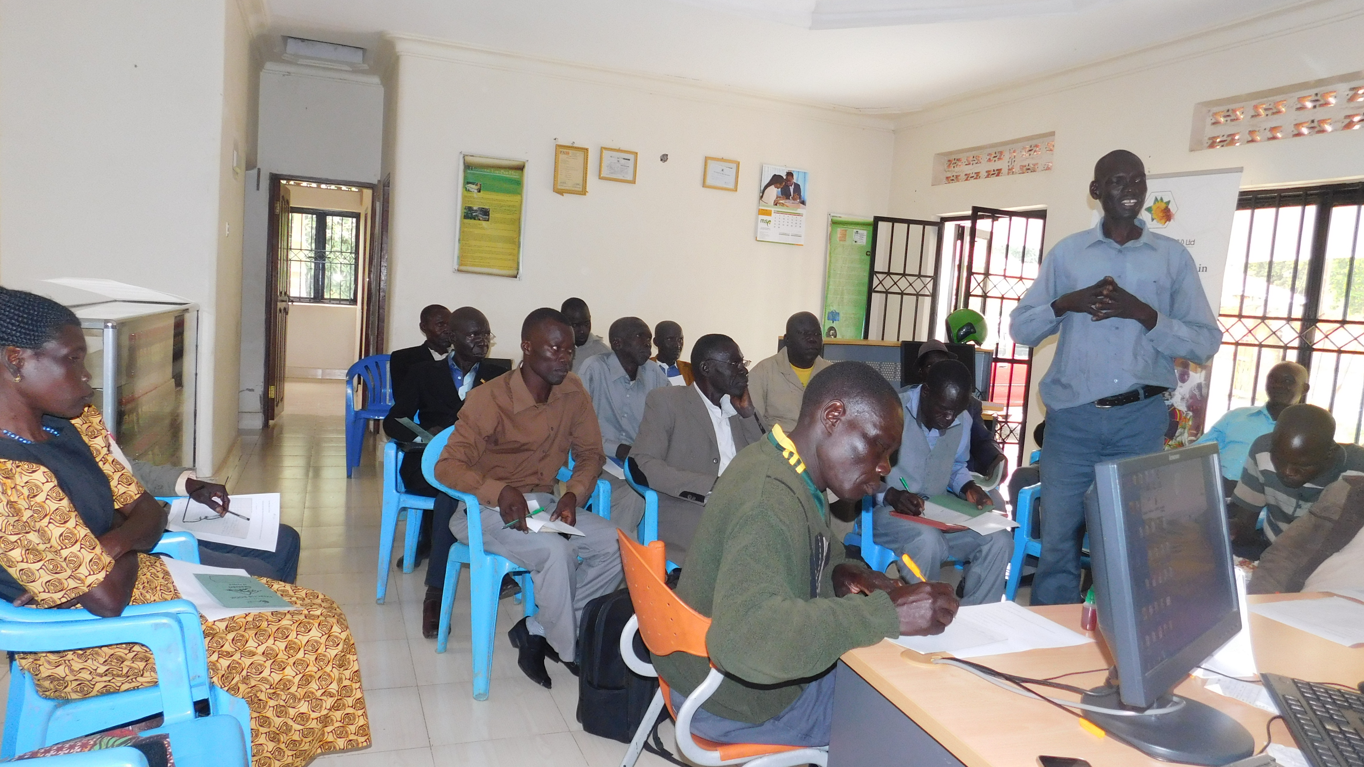 Beekeepers Group Chairpersons meeting at Honey Pride offices, Arua