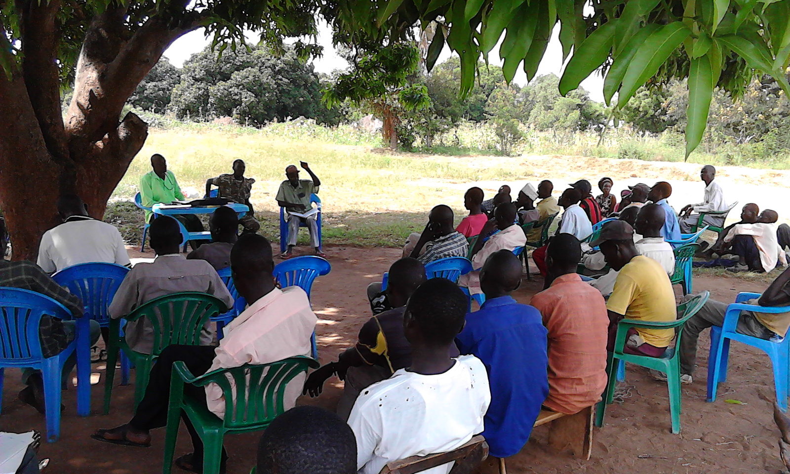 Sensitization meeting with community of Ogoko on beekeeping