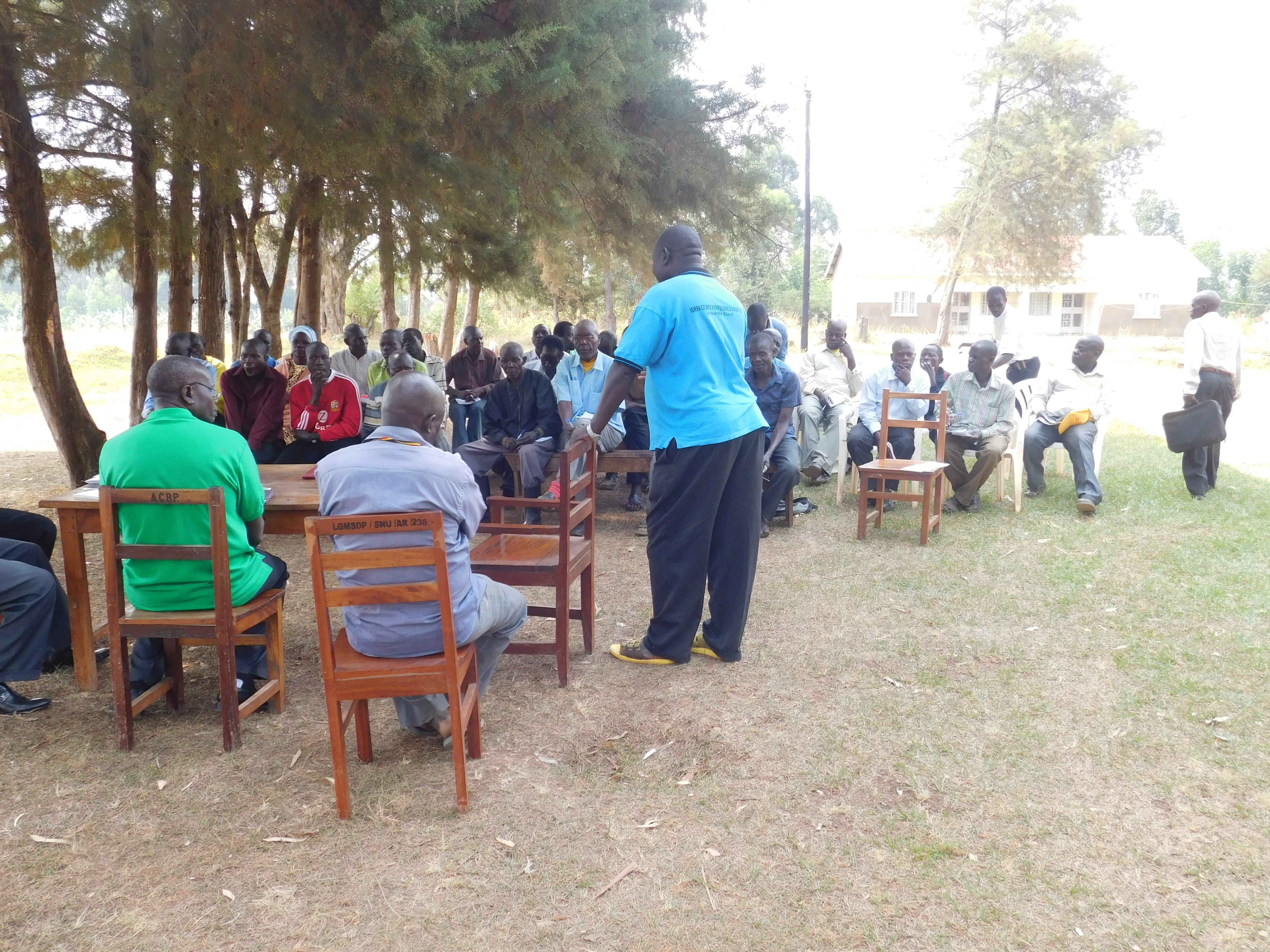 Skills training session, Logiri Sub-County